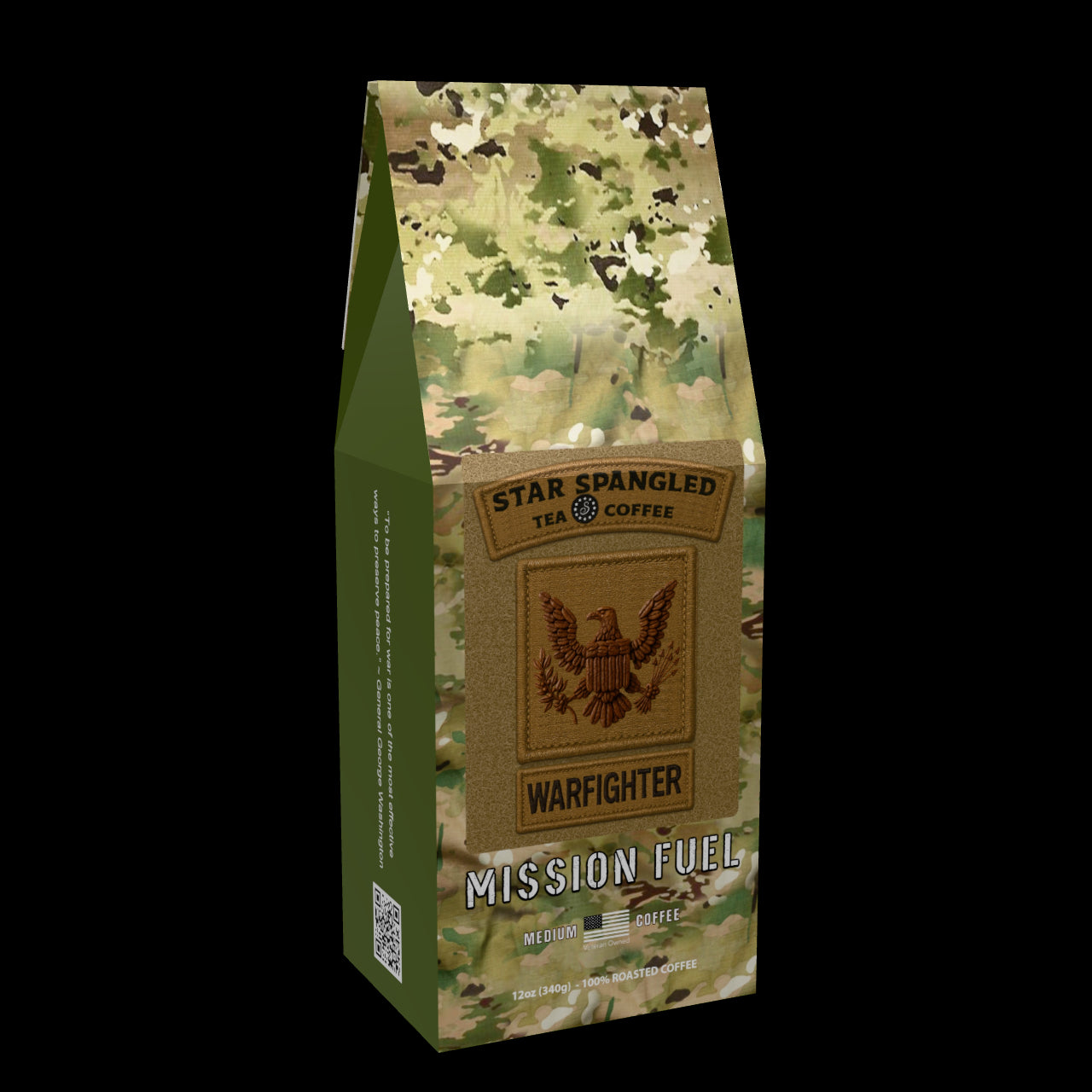 Warfighter Mission Fuel Coffee 12oz Warrior Blend | Star Spangled
