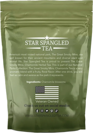 Great Smoky Mountains Chamomile Herbal Tea Loose Leaf | Star Spangled