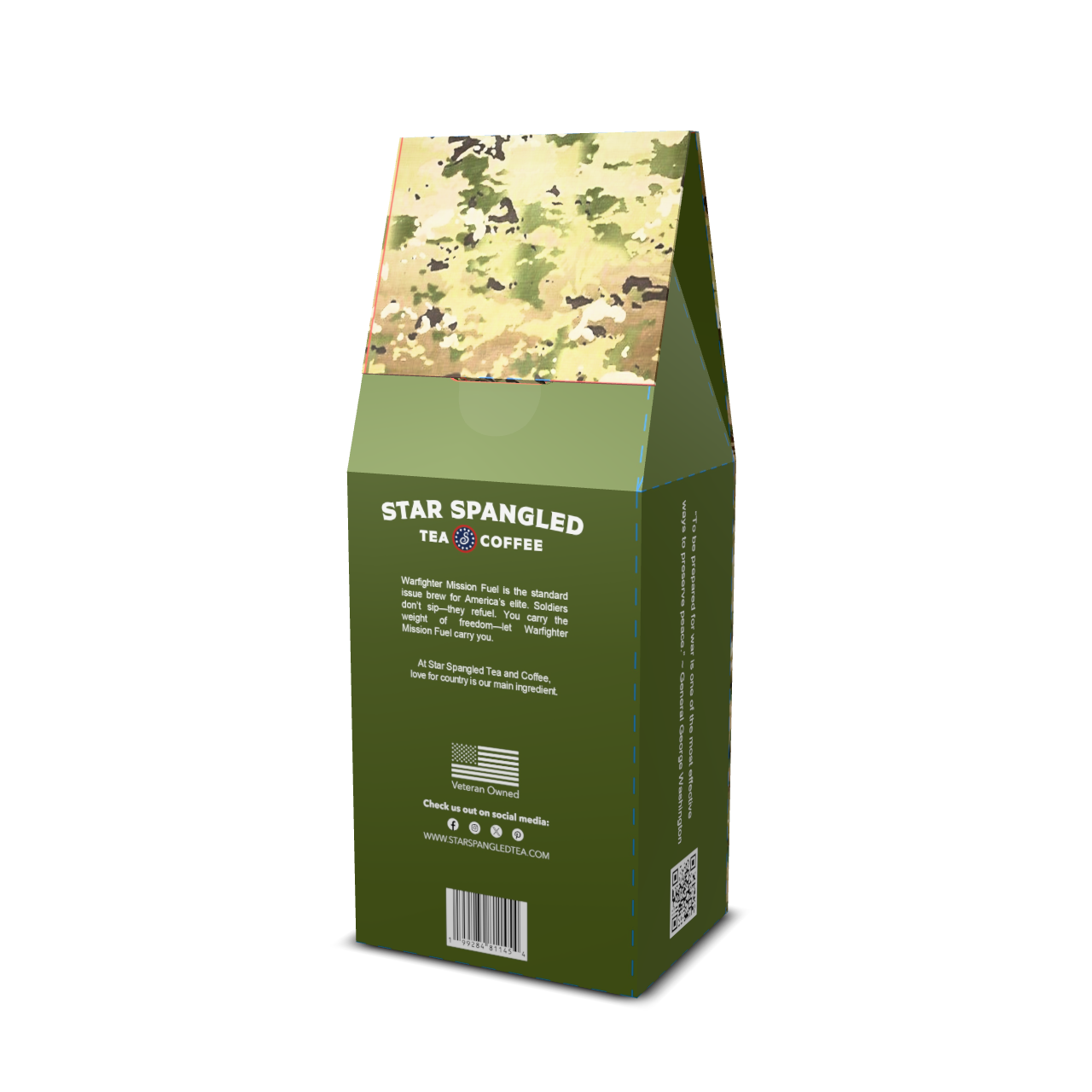 Warfighter Mission Fuel Coffee 12oz Warrior Blend | Star Spangled