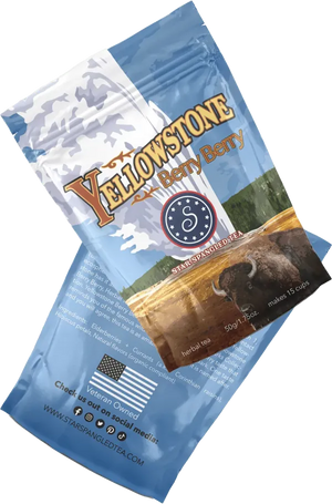 Yellowstone Berry Berry Herbal Tea Loose Leaf | Star Spangled