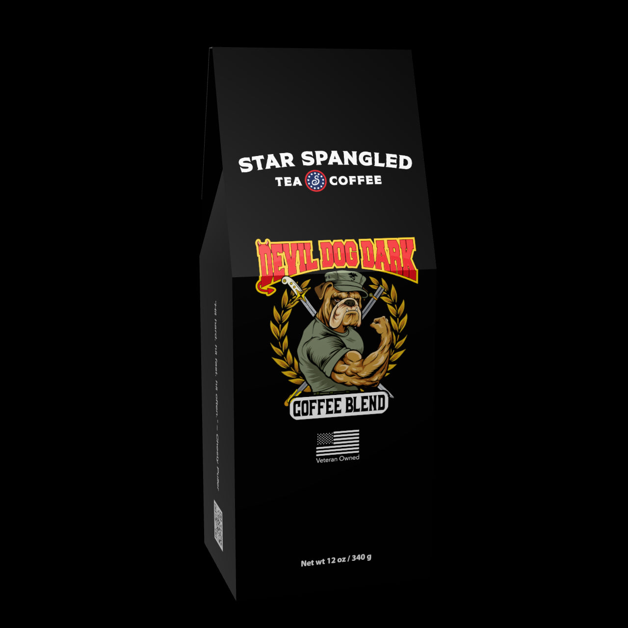 Devil Dog Dark Coffee Blend 12oz Marine Bold Roast | Star Spangled
