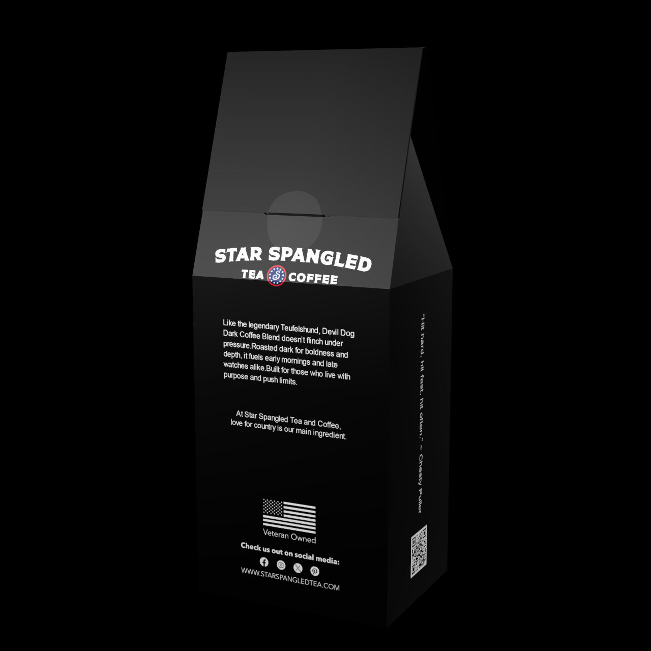 Devil Dog Dark Coffee Blend 12oz Marine Bold Roast | Star Spangled