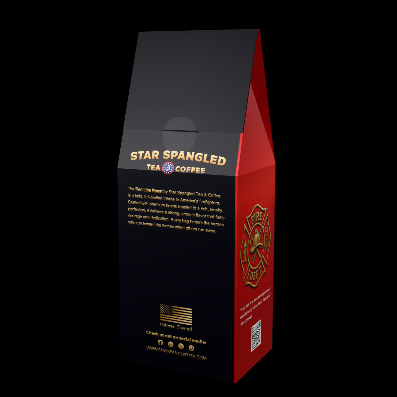 Red Line Roast 12oz Patriotic Coffee Blend | Star Spangled