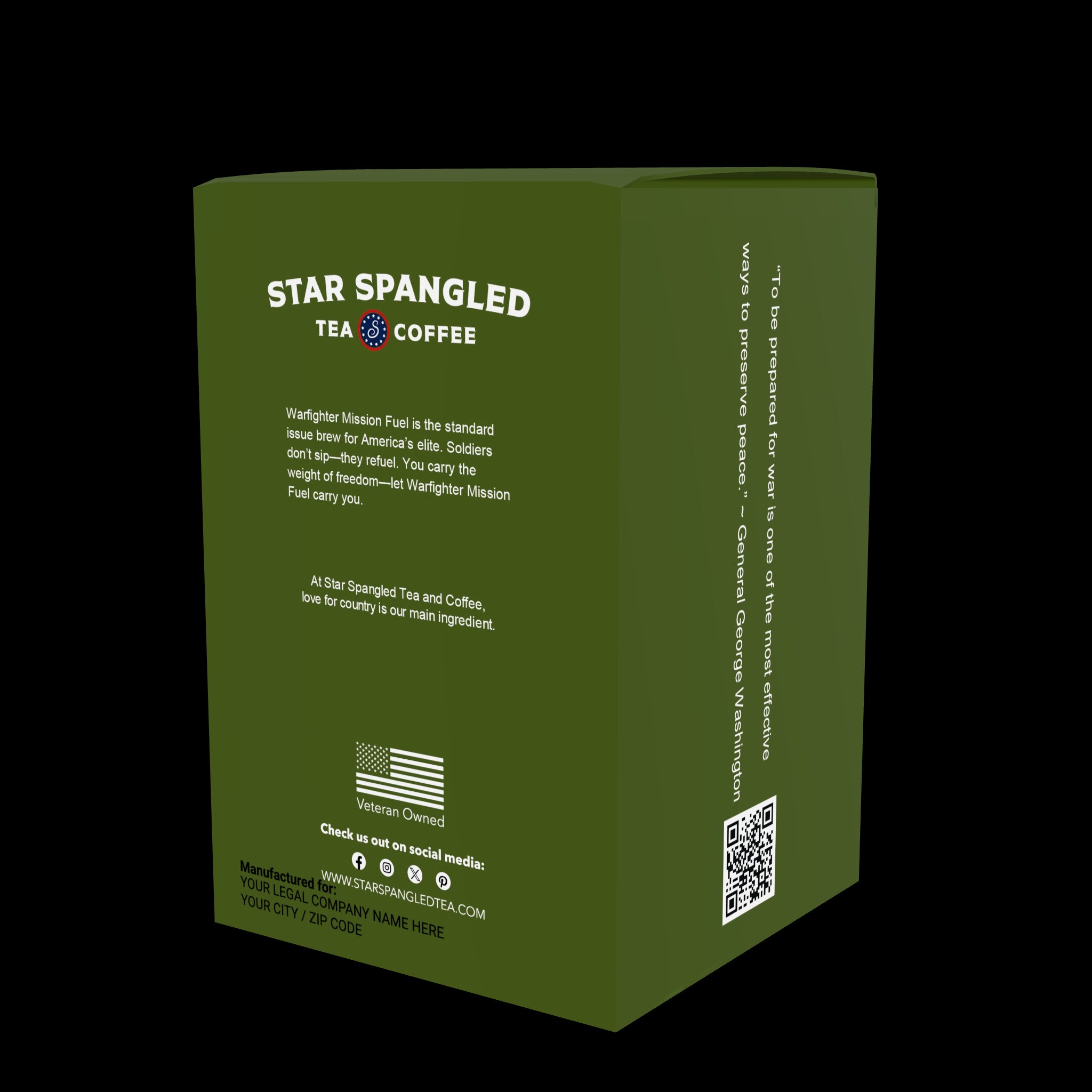 PODS Warfighter Mission Fuel Medium Warrior Brew | Star Spangled