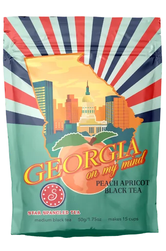 Georgia Peach Apricot Black Tea Loose Leaf | Star Spangled