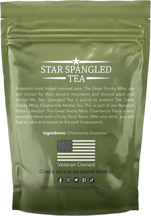 Great Smoky Mountains Chamomile Herbal Tea Loose Leaf | Star Spangled