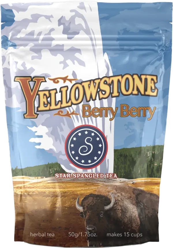 Yellowstone Berry Berry Herbal Tea Loose Leaf | Star Spangled
