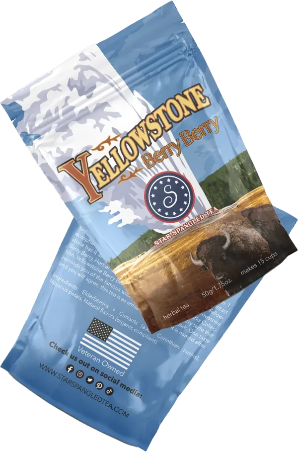 Yellowstone Berry Berry Herbal Tea Loose Leaf | Star Spangled